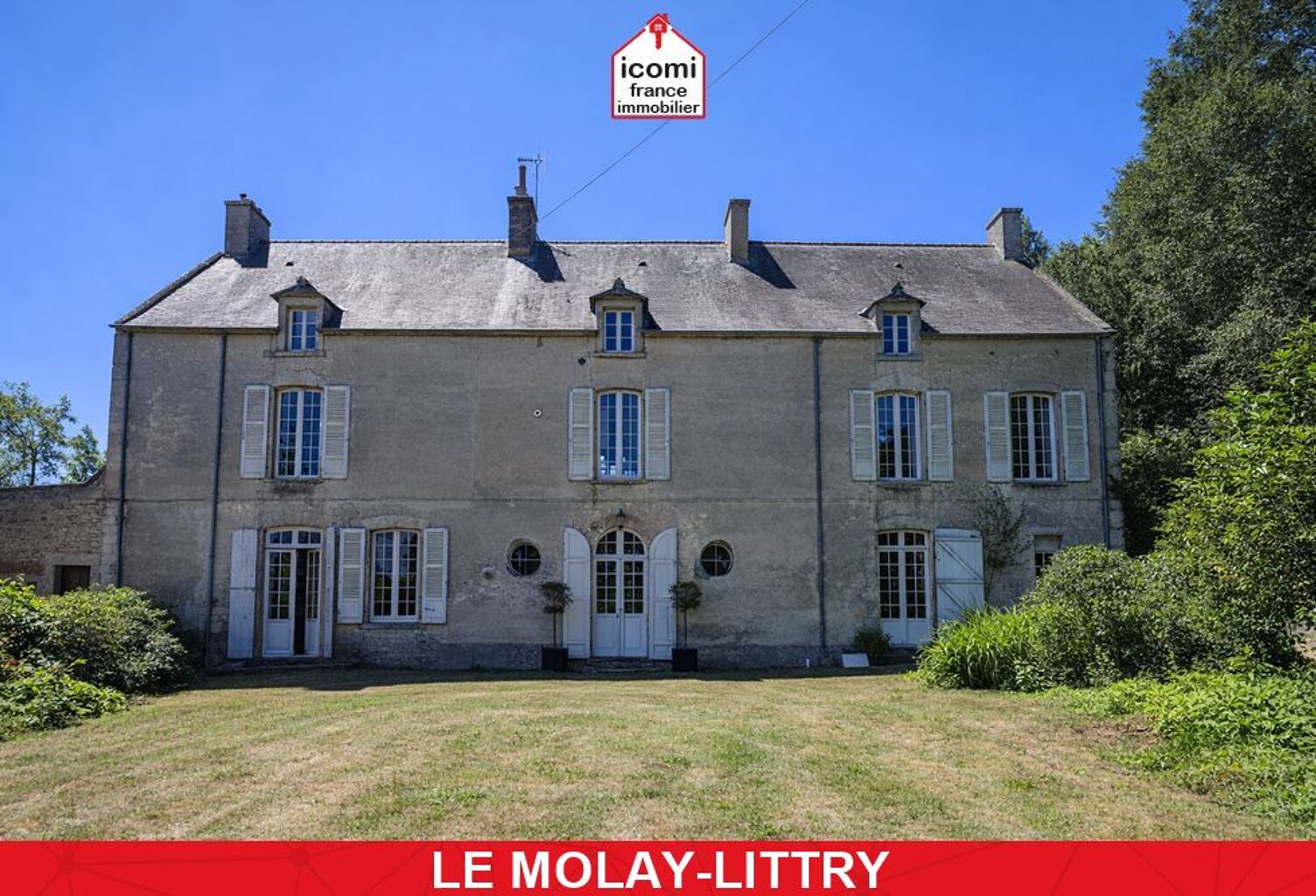 CALVADOS - Le Molay-Littry (14330) - A VENDRE - PROPRIETE DE +350 M² SUR +2HA - BIEF - ECURIES ET DEPENDANCES IDEAL VOITURES DE COLLECTION - COUP DE COEUR - EXCEPTIONNEL ET RARE — photo 1