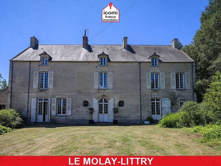 CALVADOS - Le Molay-Littry (14330) - A VENDRE - PROPRIETE DE +350 M² SUR +2HA - BIEF - ECURIES ET DEPENDANCES IDEAL VOITURES DE COLLECTION - COUP DE COEUR - EXCEPTIONNEL ET RARE — photo 1