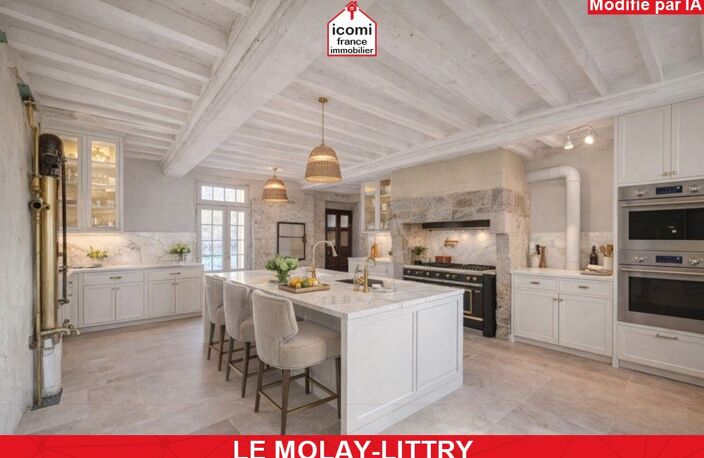 CALVADOS - Le Molay-Littry (14330) - A VENDRE - PROPRIETE DE +350 M² SUR +2HA - BIEF - ECURIES ET DEPENDANCES IDEAL VOITURES DE COLLECTION - COUP DE COEUR - EXCEPTIONNEL ET RARE — photo 5