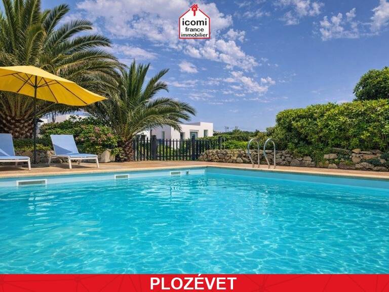 FINISTERE - Plozévet (29710) -  A VENDRE - PROPRIETE ARCHITECTE CONTEMPORAINE CLIMATISEE AVEC PISCINE CHAUFFEE - PIECE DE VIE 60 M² - 3 CHAMBRES - TERRAIN 1500M² - VUE MER - RARE — photo 1