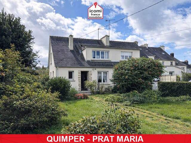 FINISTERE - Quimper (29000) - A VENDRE - MAISON - T5 - 4 CHAMBRES - EN IMPASSE - VIE DE PLAIN PIED - DPE D - GARAGE - IDEALEMENT SITUE — photo du bien