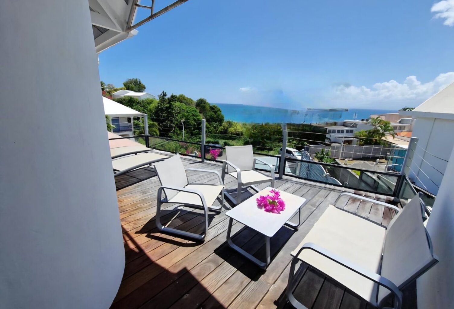 VUE MER PANORAMIQUE VILLA  PLAGE A PIED PISCINE GARAGE — photo 1