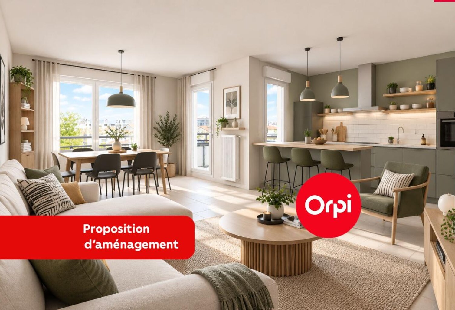 À Vendre - Saint Priest Centre Ville - Appartement type 3 - 2 chambres - 71m2 - stationnement — photo 1