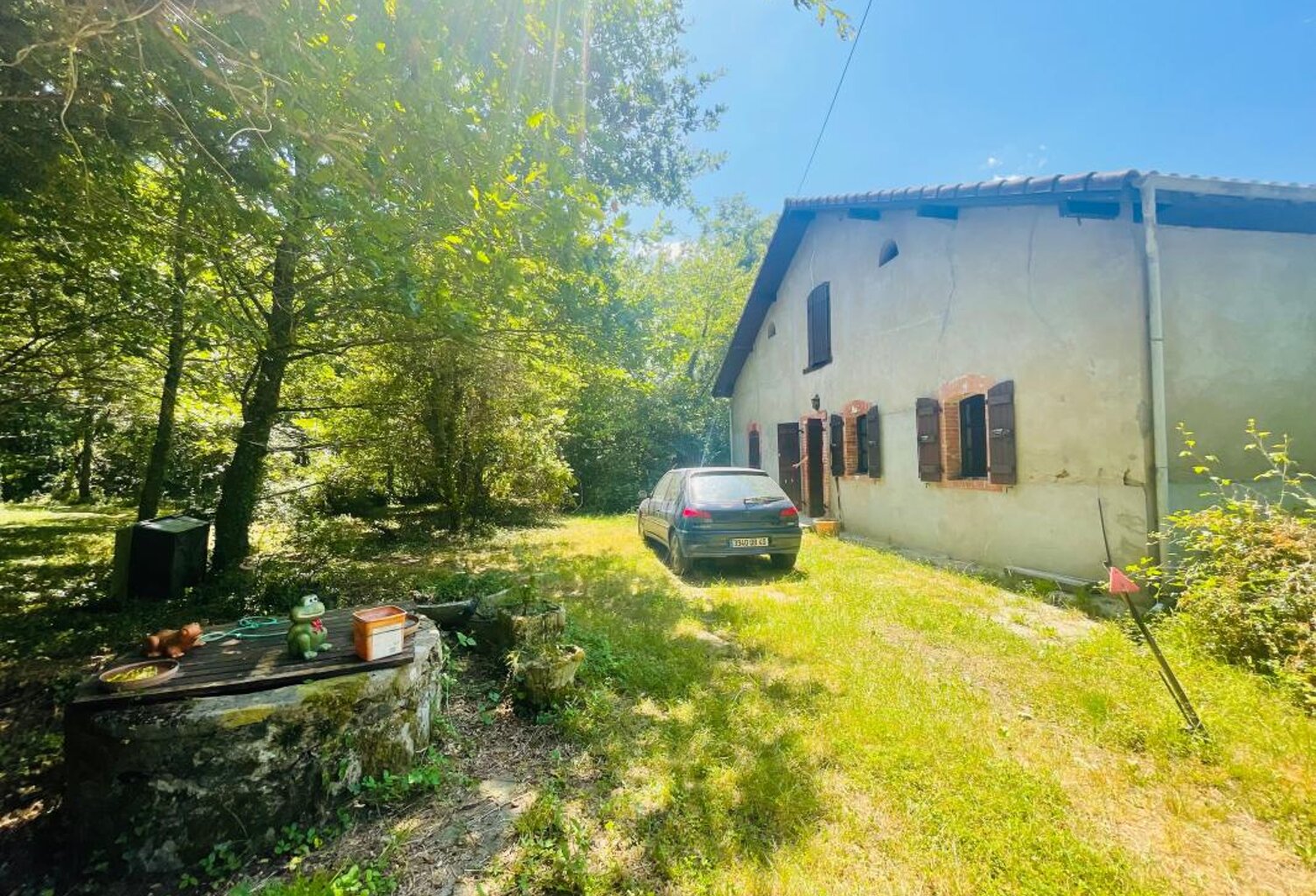 Ferme landaise à rénover intégralement  à Sort en Chalosse sur terrain boisé de plus d'un hectare — photo 1