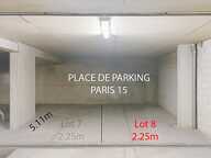 Place de parking - Lot 8 - Rue de l'Abbée Groult -  75015 Paris 15 — photo 2