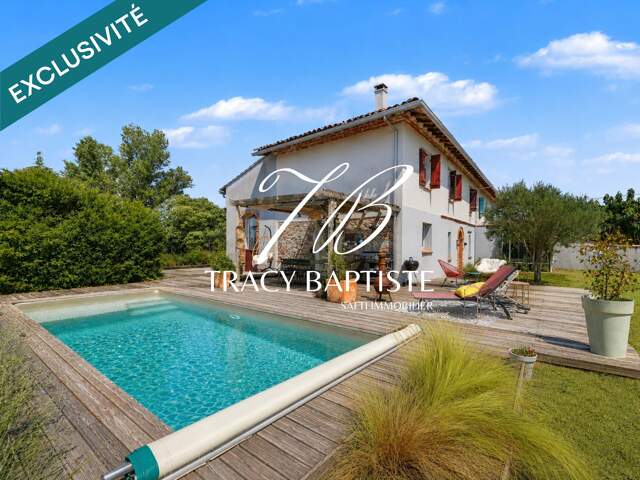 Maison de caractère avec piscine, 5 chambres et vue dégagée — photo du bien