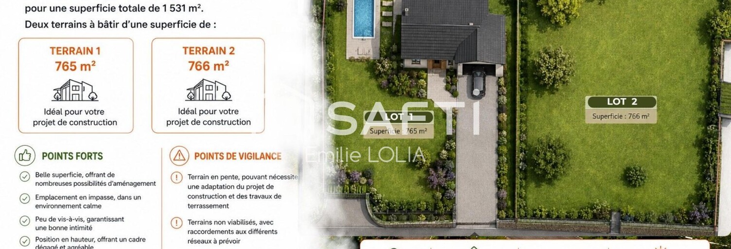 Terrain  765 m² à vendre à Sierck-les-Bains (57480)