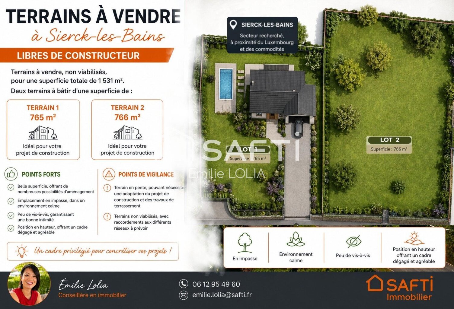 Un terrain de 15 ares ou deux terrains de 765m² ! — photo 1
