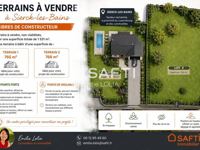 Un terrain de 15 ares ou deux terrains de 765m² ! — photo 1