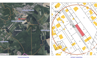 Terrain  868 m² à vendre à Vaudreching (57320)