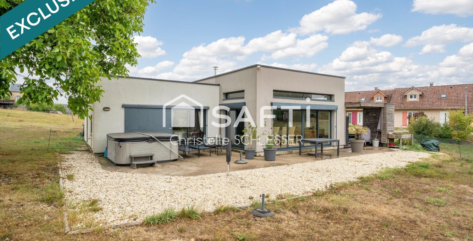 Coup de cœur assuré pour les amoureux de nature et de sérénité à Migneville avec cette maison d'architecte — photo 1