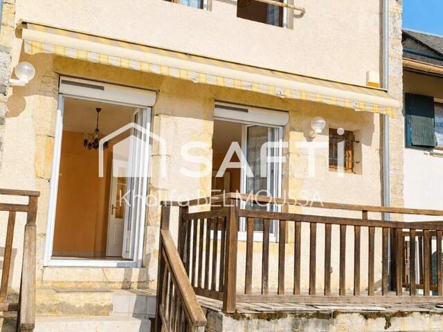 Maison rénovée  110 m²  3 chambres  Terrasse  Cave voûtée  Combles aménageables — photo du bien