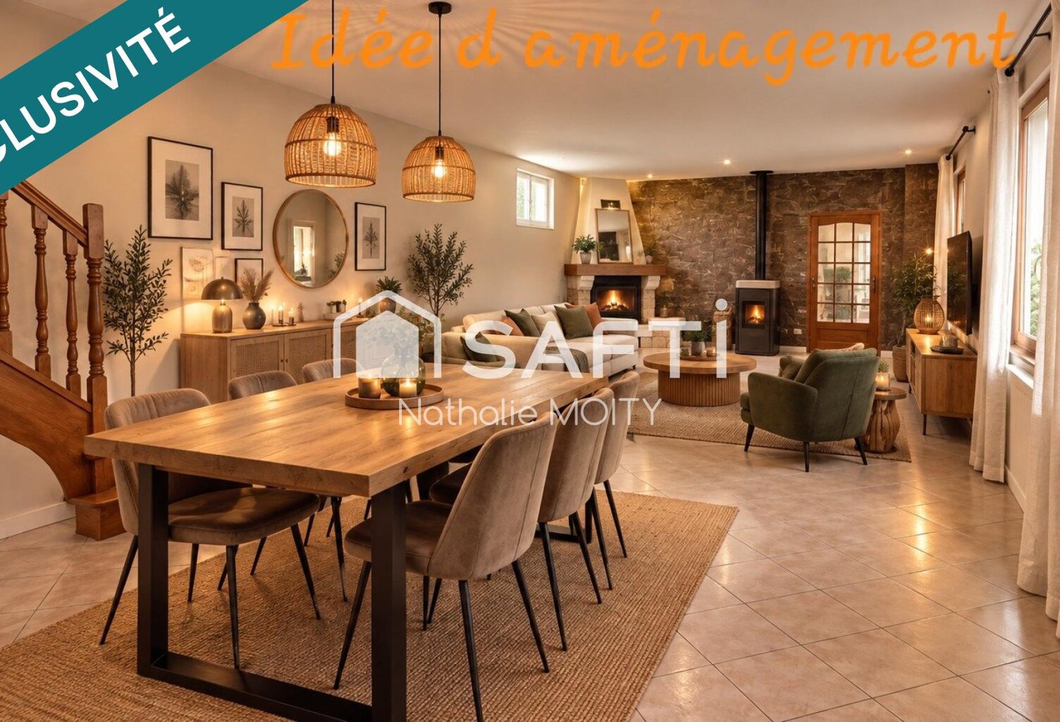 MAISON T6 de 143m² en CENTRE VILLE avec commodités de plain-pied, grande terrasse et accès véhicule — photo 1