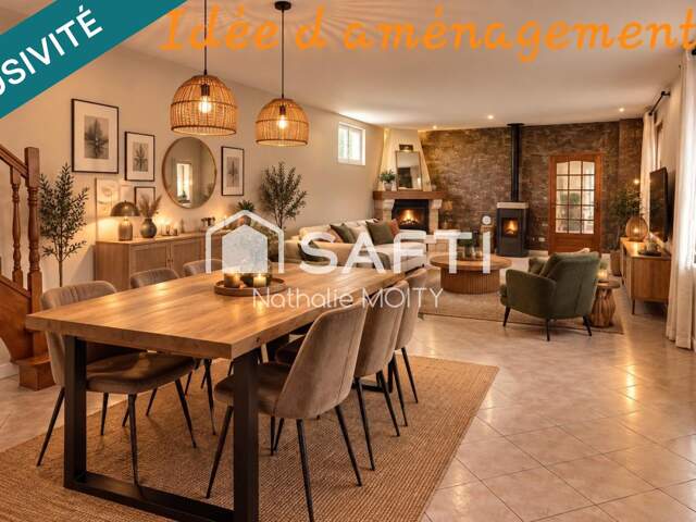 MAISON T6 de 143m² en CENTRE VILLE avec commodités de plain-pied, grande terrasse et accès véhicule — photo du bien