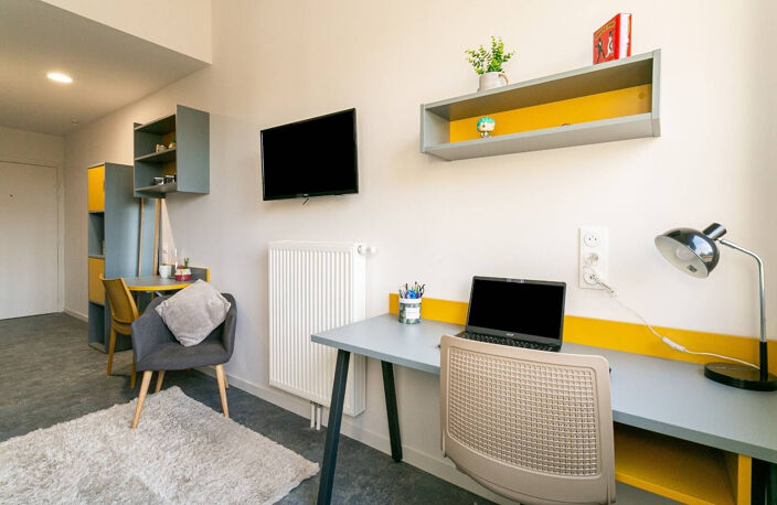 Studio quasi neuf, meublé et loué en résidence Etudiante gér — photo 3