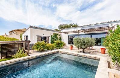 Maison contemporaine avec piscine et vue sur le Luberon à Saint- — photo du bien