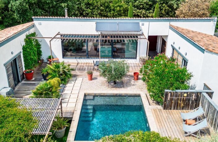 Maison contemporaine avec piscine et vue sur le Luberon à Saint- — photo 2