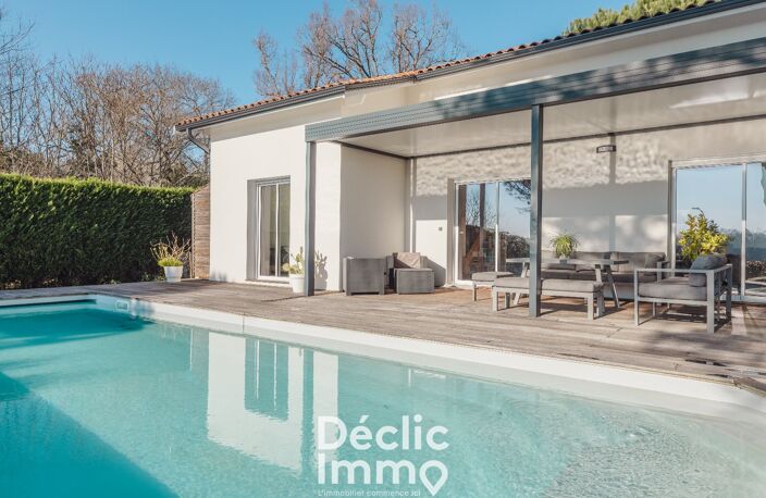 À vendre maison contemporaine 5 chambres, piscine et un T2 indépendant à Bouliac  — photo 3