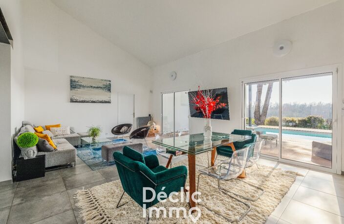 À vendre maison contemporaine 5 chambres, piscine et un T2 indépendant à Bouliac  — photo 4