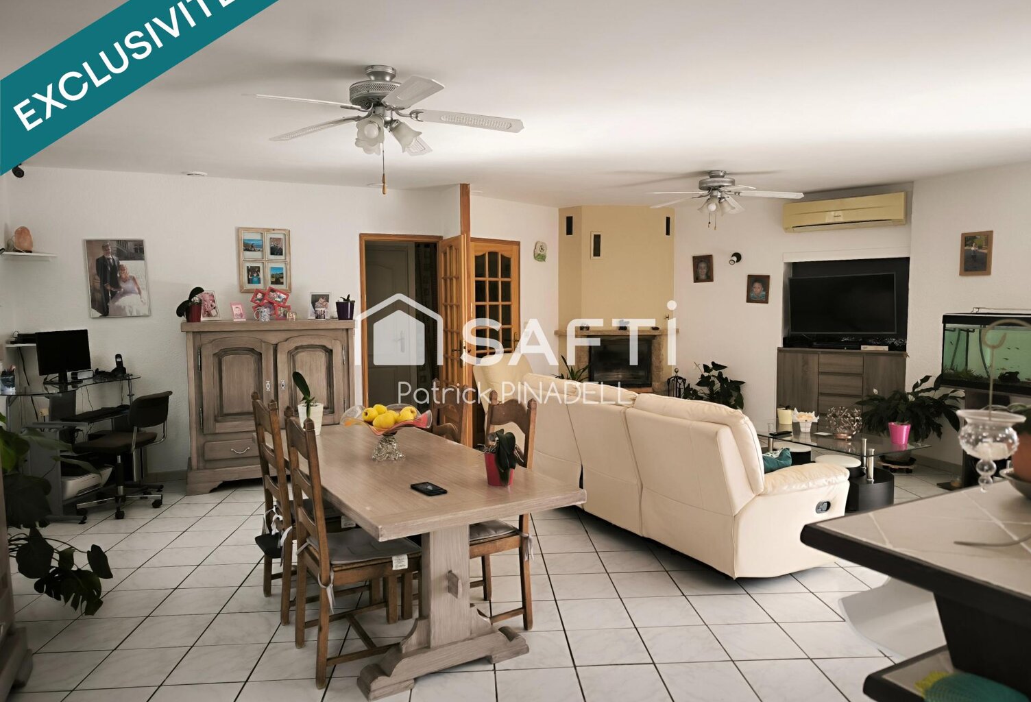 Maison d'habitation type T6, 4 chambres, 3 salles d'eau, cuisine, salon, garage et jardin. — photo 1