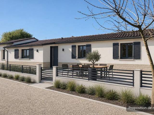 Maison de 88m² environ et chai attenant de 30m² sur un terrain de 550 m² — photo du bien