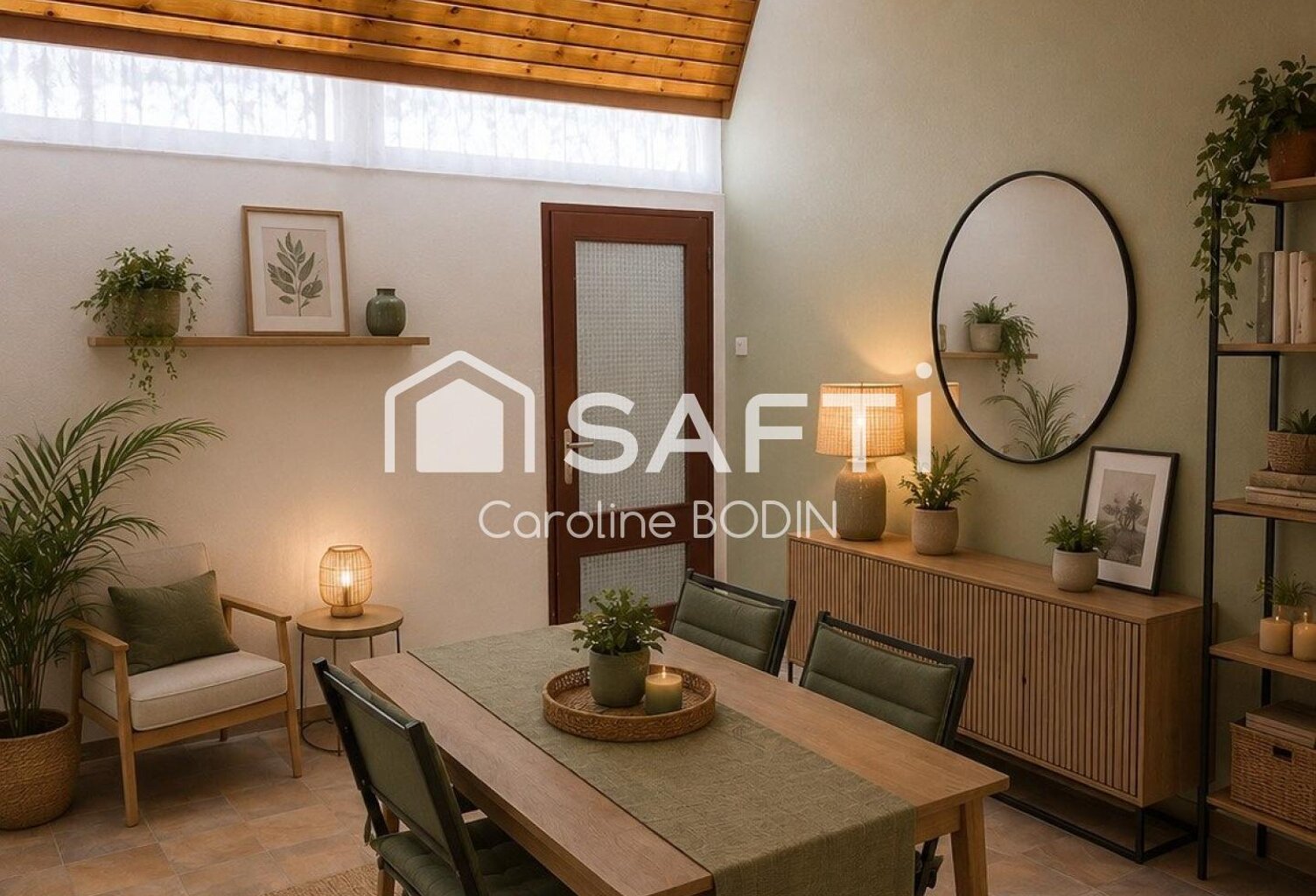 Maison plain-pied avec jardin et garage — photo 1
