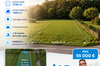 Terrain  55000 €