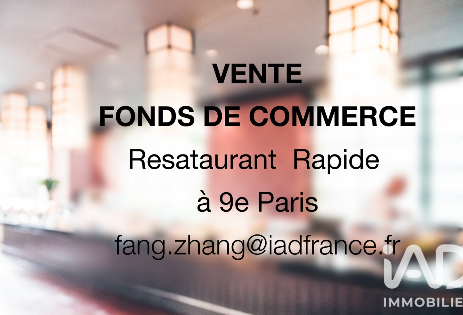 Vente Restaurant 50 m&sup2; — photo 1