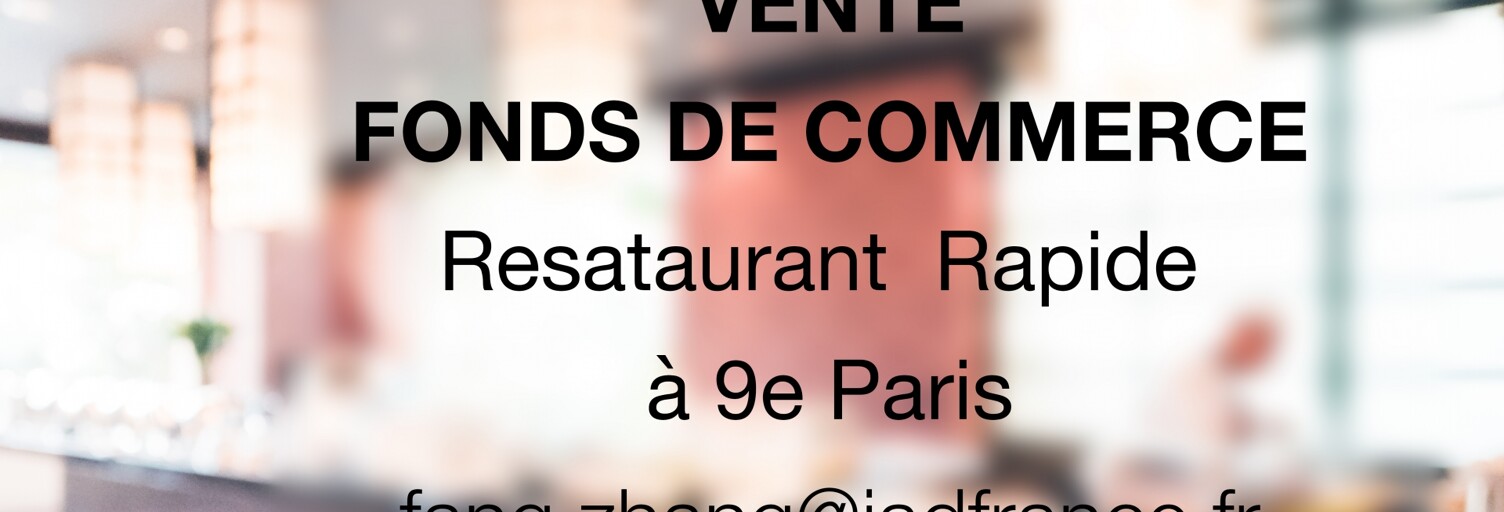 Commerce  50 m² à vendre à Paris 9 (75009)