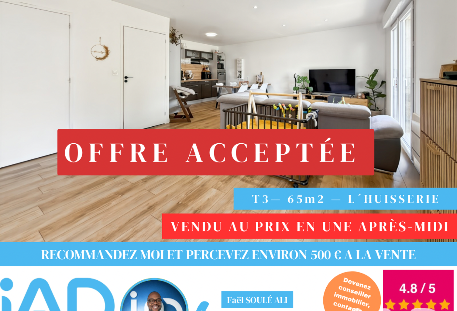 Vente Maison/villa 3 pièces — photo 1