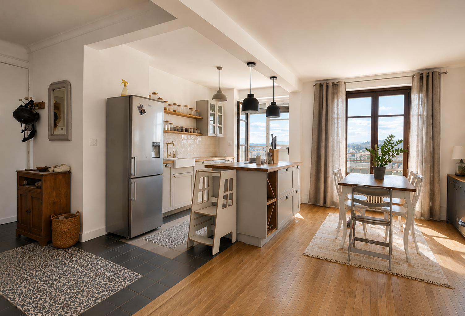 VENTE APPARTEMENT LYON 8éme - 4 pièces - DERNIER ETAGE — photo 1
