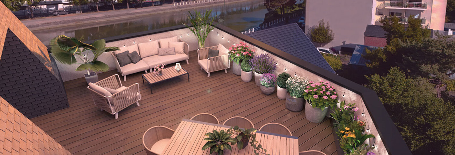 Appartement neuf T1, T2, T3 Pièce 34 à 53 m² à vendre à Trouville-sur-Mer (14360)