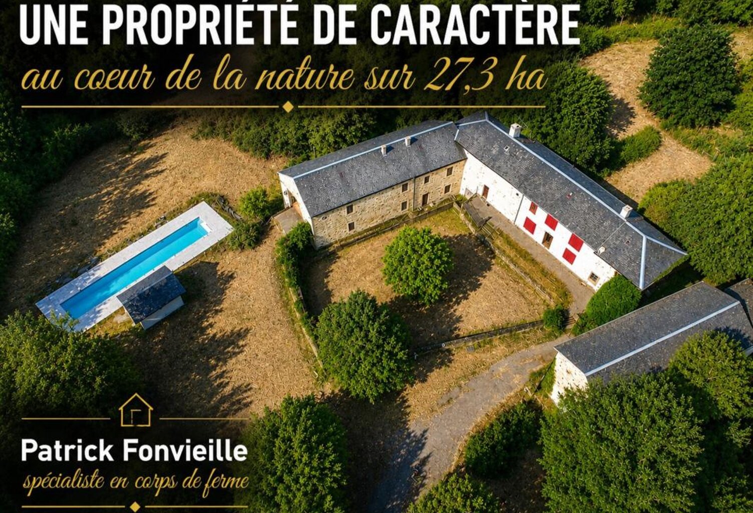 CORPS DE FERME SUR 27 ,3 Hectares — photo 1