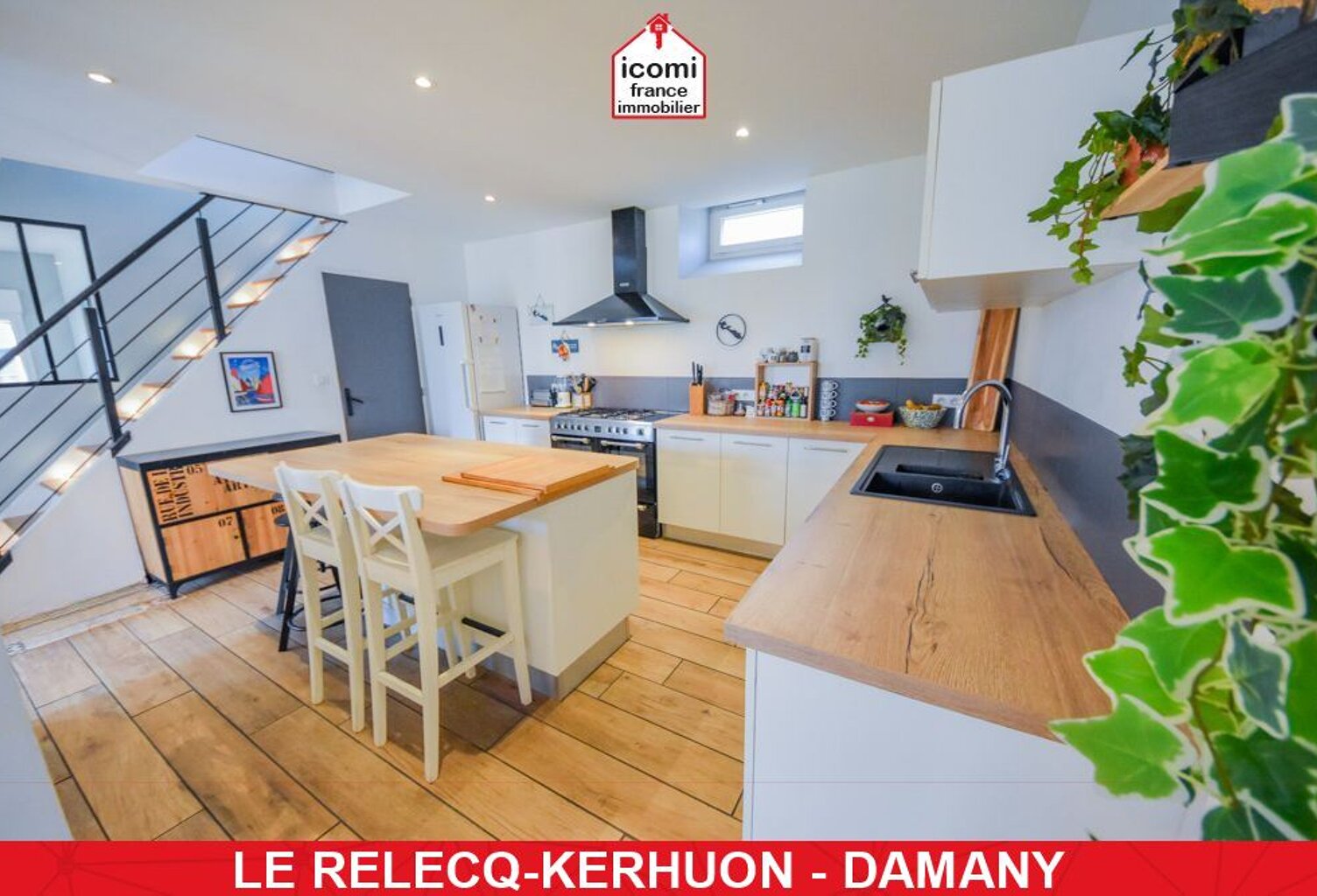 FINISTERE - Le Relecq-Kerhuon (29480) - A VENDRE - MAISON T8 205M² - 6 CHAMBRES POSSIBLE 7 - GARAGE 30M² - SUR TERRAIN CLOS DE 583M² — photo 1