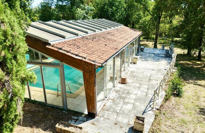 Maison À Vendre 204m2 CRAVANS Piscine couverte, Tennis, Etang — photo 2
