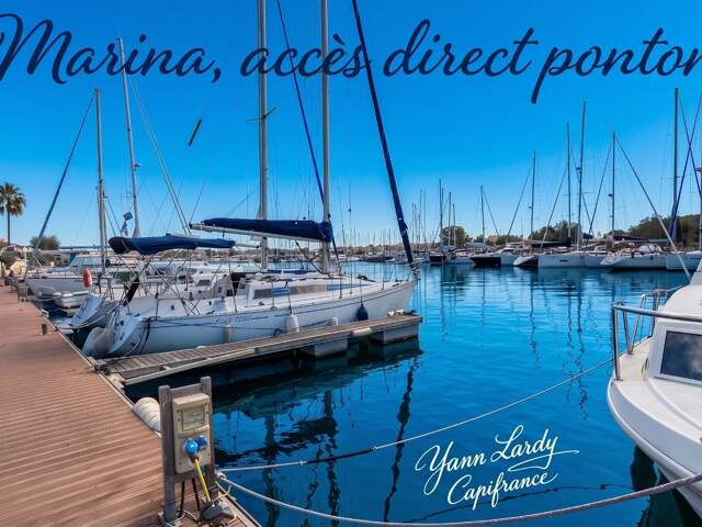 ⚓ RARE & PRIVILÉGIÉ : VÉRITABLE MARINA AVEC ANNEAU D’AMARRAGE PRIVATIF AU PIED DU BIEN – PROCHE CENTRE-PORT ⚓ — photo du bien