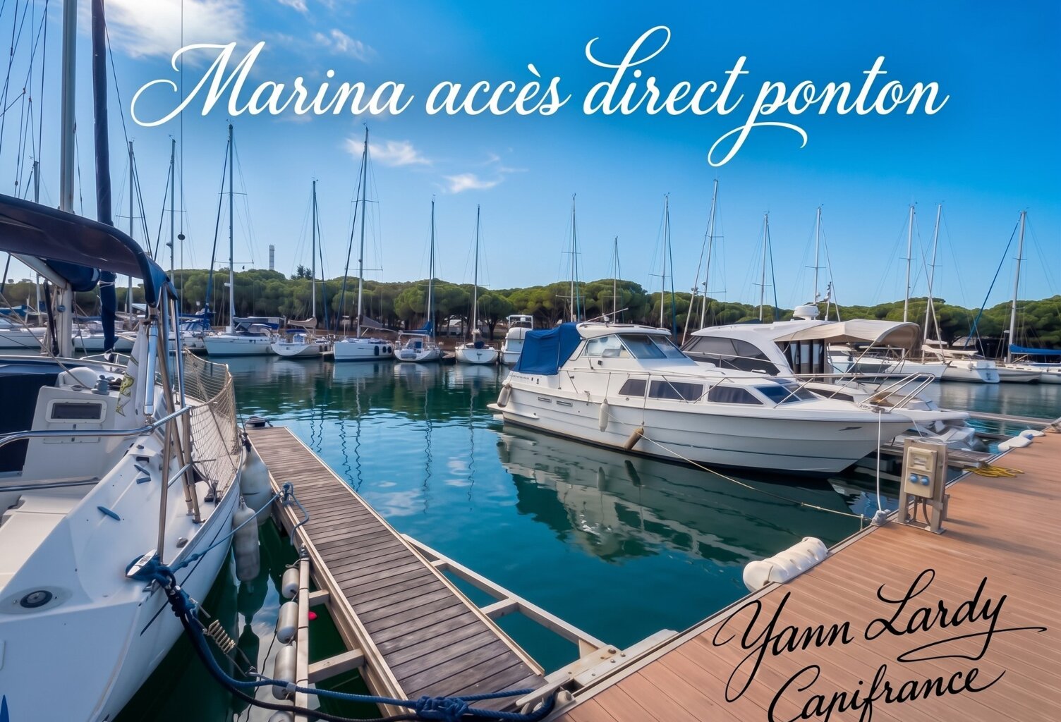 ⚓ RARE & PRIVILÉGIÉ : VÉRITABLE MARINA AVEC ANNEAU D’AMARRAGE PRIVATIF AU PIED DU BIEN – PROCHE CENTRE-PORT ⚓ — photo 1
