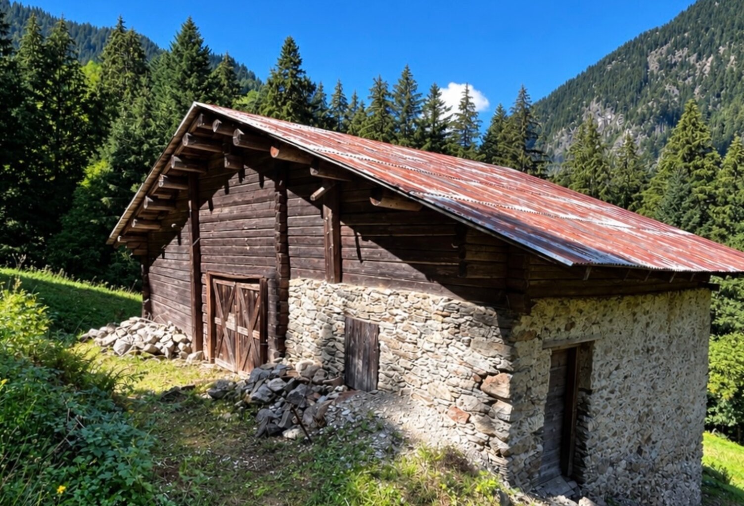 BEAUFORT Sur DORON (73) CHALET D’ALPAGE à Rénover — photo 1