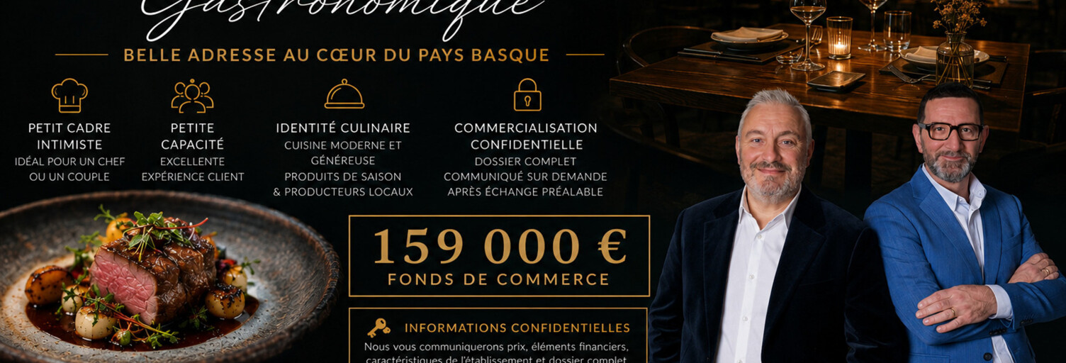 Commerce 2 Pièces 40 m² à vendre à Cambo-les-Bains (64250)