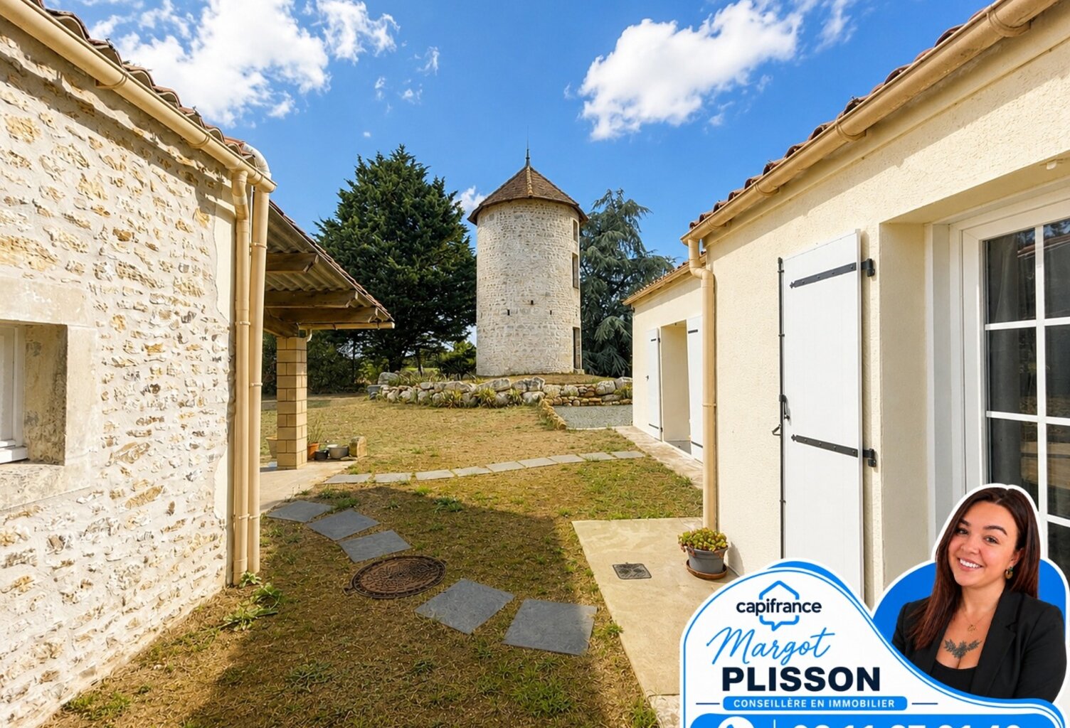 Maison entièrement rénovée avec moulin – 3 chambres – Dépendance de 116 m² – Secteur très calme — photo 1