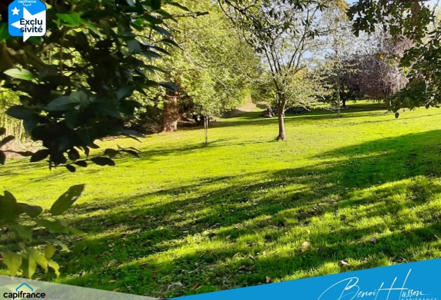 Terrain constructible de 1389 m² - Hors lotissement — photo 1