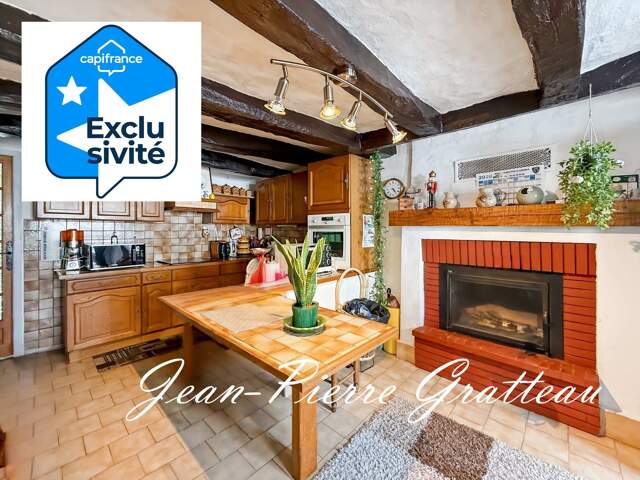 Dept de la Vienne (86) Maison à vendre 4 pièces + terrain à LESIGNY SUR CREUSE (86) — photo du bien