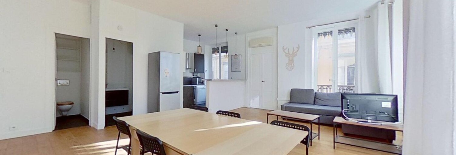 Appartement 3 Pièces 67 m² à louer à Lyon 1 (69001)