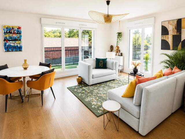 Centre Ville de Brunoy ! Beau 3 Pièces 65 m² dans une résidence récente et prisée — photo du bien