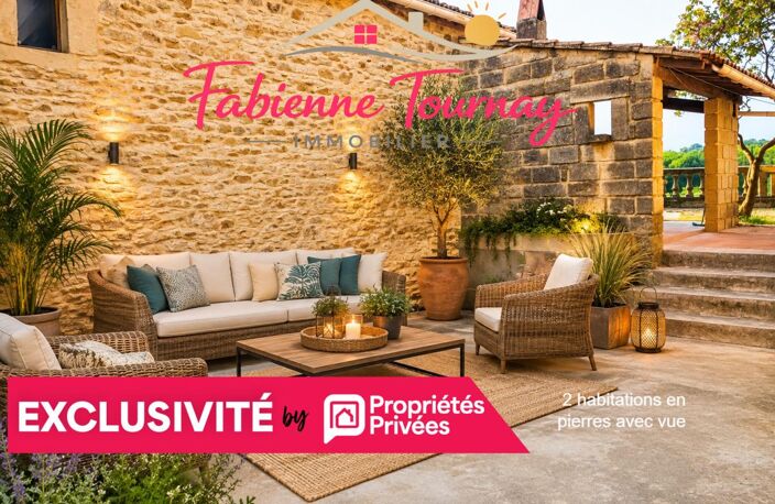 2 maisons de village en pierres non-attenantes, garage, avec vue  exceptionnelle et calme total — photo 4