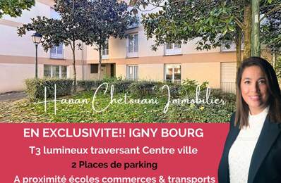 Appartement 3 pièces  Igny centre-ville Lumineux & Traversant  2 Parkings — photo du bien
