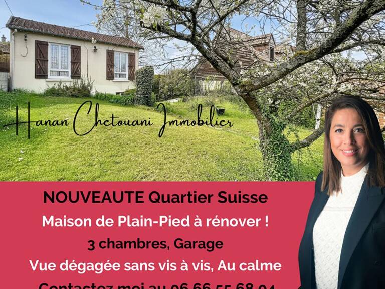 Quartier Suisse Maison Plain-pied à rénover, 3 chambres  Fort potentiel — photo 1