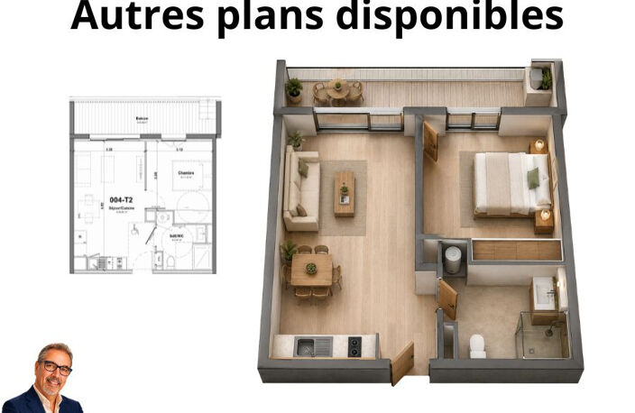 T2 avec terrasse et parking — photo 5