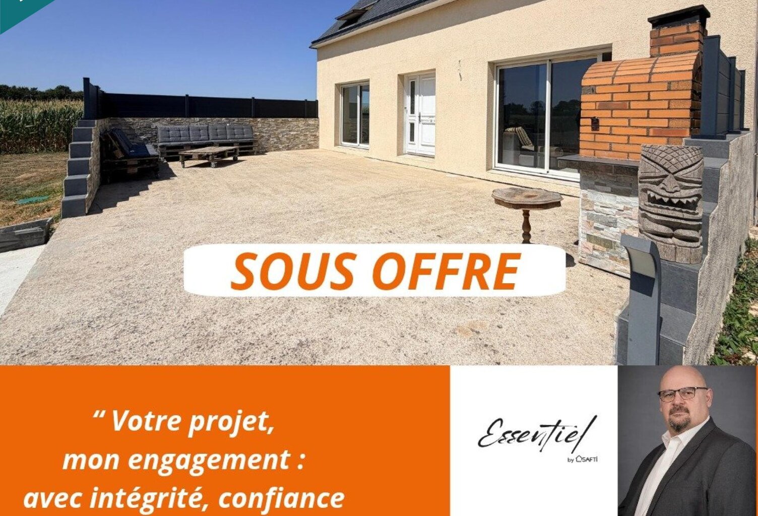 MAISON SUR SOUS-SOL DE 125 M2 EN CAMPAGNE DE GUENIN — photo 1