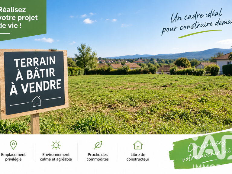 Vente Terrain à bâtir 350 m&sup2; — photo 1
